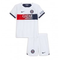 Camisa de Futebol Paris Saint-Germain Equipamento Secundário Infantil 2024-25 Manga Curta (+ Calças curtas)